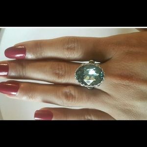 Ava Ro Sterling Silver Swarovski Ring